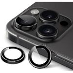Genetic Universal iPhone 14 14 Pro 14 Pro Max Point Drill Camera Lens Protector Circle Camera Glass Protector Black