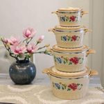 product_image_name-Generic-Premium Insulated Food Warmer Casserole Set with Floral Design-1