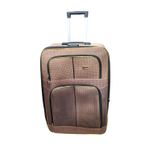 Expandable  Universal  Wheel Travel Suitcase-Brown