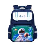 New Style Bag Elementary School Students Lightweight Backpack - Blue