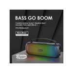 product_image_name-Oraimo-Bluetooth® Party Boombox Powerful Sound Massive Bass Dynamic Light Effects Portable Wireless Speaker OBS-75D With Carry Strap, Multi-Compatibility Modes, FM, IPX5, Built-in Mic- Black-4