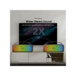 product_image_name-Oraimo-Bluetooth® Party Boombox Powerful Sound Massive Bass Dynamic Light Effects Portable Wireless Speaker OBS-75D With Carry Strap, Multi-Compatibility Modes, FM, IPX5, Built-in Mic- Black-7