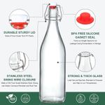 product_image_name-Generic-1L Swing Top Glass Bottles with Airtight Stopper Lids -3