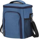 product_image_name-Generic-Waterproof Tote Lunch Bag Portable Outdoor Picnic Bag Thermal Insulation Large Capacity Ice Bags Lunch Box Ice Storage Shoulder Bags Soft Cooler Cooling Tote for Work Office Picnic Outdoor - Multicolor-1