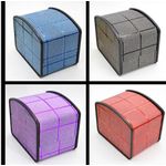 product_image_name-Generix-Jewellery Box Jewelry Box,Single Slot Watch Box PlasticDisplay Case Portable Earrings Bracelets Rings Watche Jewelry Box Flexible Flip Chair Jewelry Case Organiser, Multi Colour -2