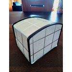 product_image_name-Generix-Jewellery Box Jewelry Box,Single Slot Watch Box PlasticDisplay Case Portable Earrings Bracelets Rings Watche Jewelry Box Flexible Flip Chair Jewelry Case Organiser, Multi Colour -4