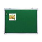 product_image_name-Generic-Notice Board (45X60cm) With 1 Packet Free Push Pins-Blue-2