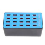 product_image_name-Generic-USB Charger station, 20 Ports 100W/20A Desktop USB Charging Station for multiple devices,Multi Ports USB Charger Charging for Apple Devices, Smartphones Tables and More Devices - Multicolor-6