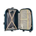 product_image_name-Generic-21 Inch PP Rolling Suitcase Single Lightweight Bag Hard Shell Travel Cabin Case Carry on Luggage Trolley Box With 4 spinner Wheels- Multicolor-6