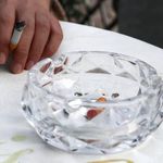 product_image_name-Generic-Heavy Duty Glass Ashtray Crystal Cig*rette Ashtray Transparent Glass Crystal Smoking Ashtray Decorative Modern Ashtray for Home Office Indoor Outdoor Use - Multicolor-5
