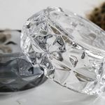 product_image_name-Generic-Heavy Duty Glass Ashtray Crystal Cig*rette Ashtray Transparent Glass Crystal Smoking Ashtray Decorative Modern Ashtray for Home Office Indoor Outdoor Use - Multicolor-6