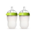 Silicone Baby Bottle-White