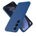 product_image_name-Generic-Samsung Galaxy S24 FE Silicone Phone Case, Protective Cover, Smooth Grip, Soft and Sleek Design, Seamless Fit, US Version, Blue -1