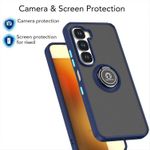 product_image_name-Generic- For Infinix Hot 60i 4G / 60 4G  Shadow 1 Series TPU + PC Phone Case with Ring - Navy Blue & Green-3