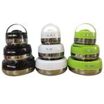 1 Set Of 3pc Thermo Insulated  Food Warmer Hot Pots Serving Dishes