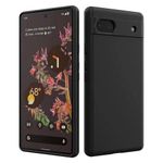 product_image_name-Google- Pixel 6a Silicone Case With Free Tempered Glass Protector – Black-3