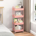 product_image_name-Generic-4-Layer Black Movable Utility Storage Cart -1