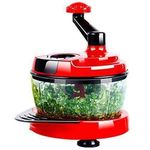 product_image_name-Generic-1.5L Manual Food Processor Meat Grinder Vegetable Chopper Shredder Cutter, Red.-3