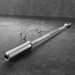 Olympic Straight Barbell - Silver.