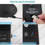 product_image_name-Generic-General 2.4G Wireless Mouse Gaming Computer Mice Rechargeable - Black-2