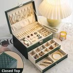 product_image_name-Fashion-3-Tier Jewelry Box with Drawer, Storage Box for Necklaces, Earrings, and Jewelry-3