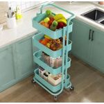 product_image_name-Generic-3-tier rolling utility cart/ Storage Rack. -3