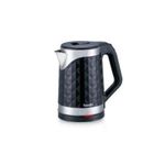 Saachi Electric Kettle For Boiling Water And Cooking Food-Silver/Black