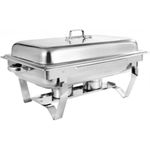 product_image_name-Generic-!pc 11L Single Stainless Steel Chaffing Dish Food Warmer - Silver-2