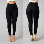 product_image_name-Generic-High Waist Women's Jeans - Black, Sky Blue & Maroon.-3
