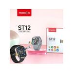 product_image_name-Modio-ST12 4G Network 2.2 inch Smartwatch with 3 Pairs Strap Simcard Slot And Camera- Multicolor-2