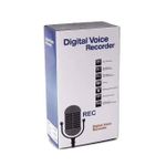 product_image_name-Generic-Multifunctional Rechargeable 8GB 650HR Digital Audio Voice Recorder Dictaphone Activated MP3 Player FM  USB Port-Black-3