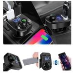 product_image_name-Generic-Car Charger with Wireless Bluetooth Mp3 Player, Usb port & call reciever button - Black-2