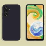 product_image_name-Samsung-Galaxy A04s Luxury Soft Liquid Silicone Skin Touch Feel Cover Case Black-2