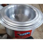 Set of 4 Small Aluminium Saucepans