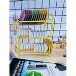 product_image_name-Generic-4 Tier Stainless Steel Dish Draining Storage Rack-1