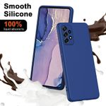 product_image_name-Samsung- Galaxy A14 Luxury Soft Rubber Liquid Silicone Skin Touch Feel Cover Case Blue-1