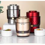 product_image_name-Generic-Japan Stainless Steel Insulated Food Flask Leakproof Lunch Box Keep Cold/Warm 12H For Men, Women, School, Office, Picnic, Travel,Red,1.9L- Multi-Color-1