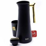Regal 1L Stainless Steel Thermos Bottle  Travel  Water Vacuum Flask- Black.