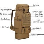 product_image_name-Generic-Tactical Backpack, Camping Hiking Backpack 85L Large Capacity Assault Pack Multi Functional Waterproof Backpack- Multicolor-6