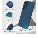 product_image_name-Generic-Samsung Galaxy S21 Ultra Case Liquid Silicone, Slim Fit Thin Soft Shockproof Phone Case for Women Girl Men Cute, Upgraded Camera Protection and Microfiber Lining, Blue Overall Pick-3