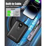 product_image_name-Generic-Built-in Cable 20000mAh Power Bank: 22.5W Fast Charging External Battery for Mobile Phone, USB C (Input & Output) Battery Pack, Portable Charger with 4 Outputs & 2 Inputs-black-3