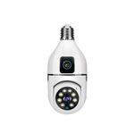 product_image_name-Generic-Pan Tilt Security Camera, Dual-Lens Pro HD 2K Light Camera Bullet Camera Wireless Wi-Fi IP Camera, Home Surveillance CCTV Cameras with Motion Tracking/Audio Alarm/Remote Viewing (Pro HD 2K)-2