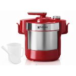 product_image_name-Hoffmans-6L Automatic Multi-Function Swallow Maker / Posho Maker / Fufu Pounding Machine - Silver/Red-2