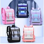 product_image_name-Generic-16 Inch Fashion School Bags Kids Backpack Many Pockets Waterproof Lightweight School Bags - Multicolor-4