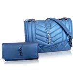 Ladies classic bag - blue 
