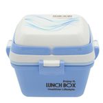 product_image_name-Generic-Storage Lunch Box with Hidden Handle Four-sided Buckle Mobile Phone Holder Plastic Bento Box Three Separation Food Warmer Container Box-6