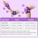 product_image_name-Generic-CKE Knee Pads for Kids Kneepads and Elbow Pads Toddler Protective Gear Set Kids Elbow Pads and Knee Pads for Girls Boys with Wrist Guards 3 in 1 for Skating Cycling Bike Rollerblading Scooter-1