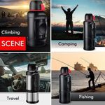 product_image_name-Generic-4Litre Stainless Steel Thermos Bottle  Travel  Water Kettle Vacuum Flask- Multicolor-5