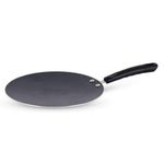 32CM Flat Non-stick Pancake, Roti Bread, Egg,Chapati Frying Pan -Black