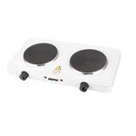 Geepas Electric Double Hotplate 2000W -  White